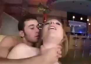 Spicy ginger banged in her cunt